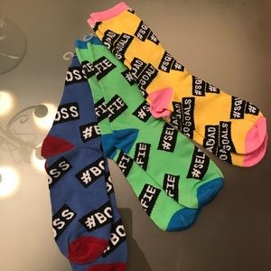 Cute colorful socks!